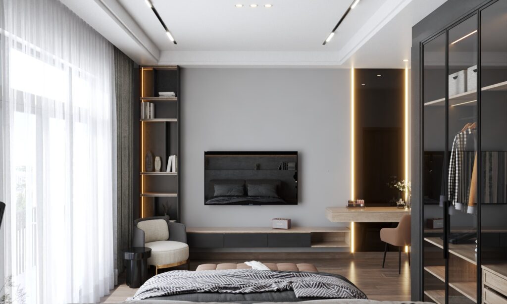 Thiết kế nội thất nhà anh Lê