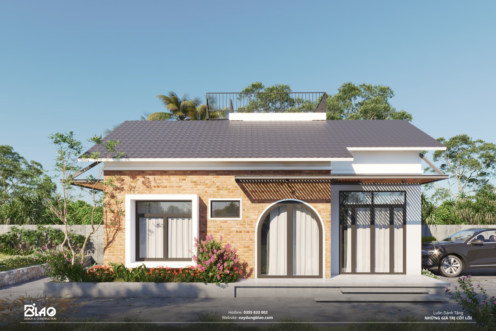 công trình nhà vườn diện tích 75m2 tại Lâm Hà tỉnh Lâm Đồng