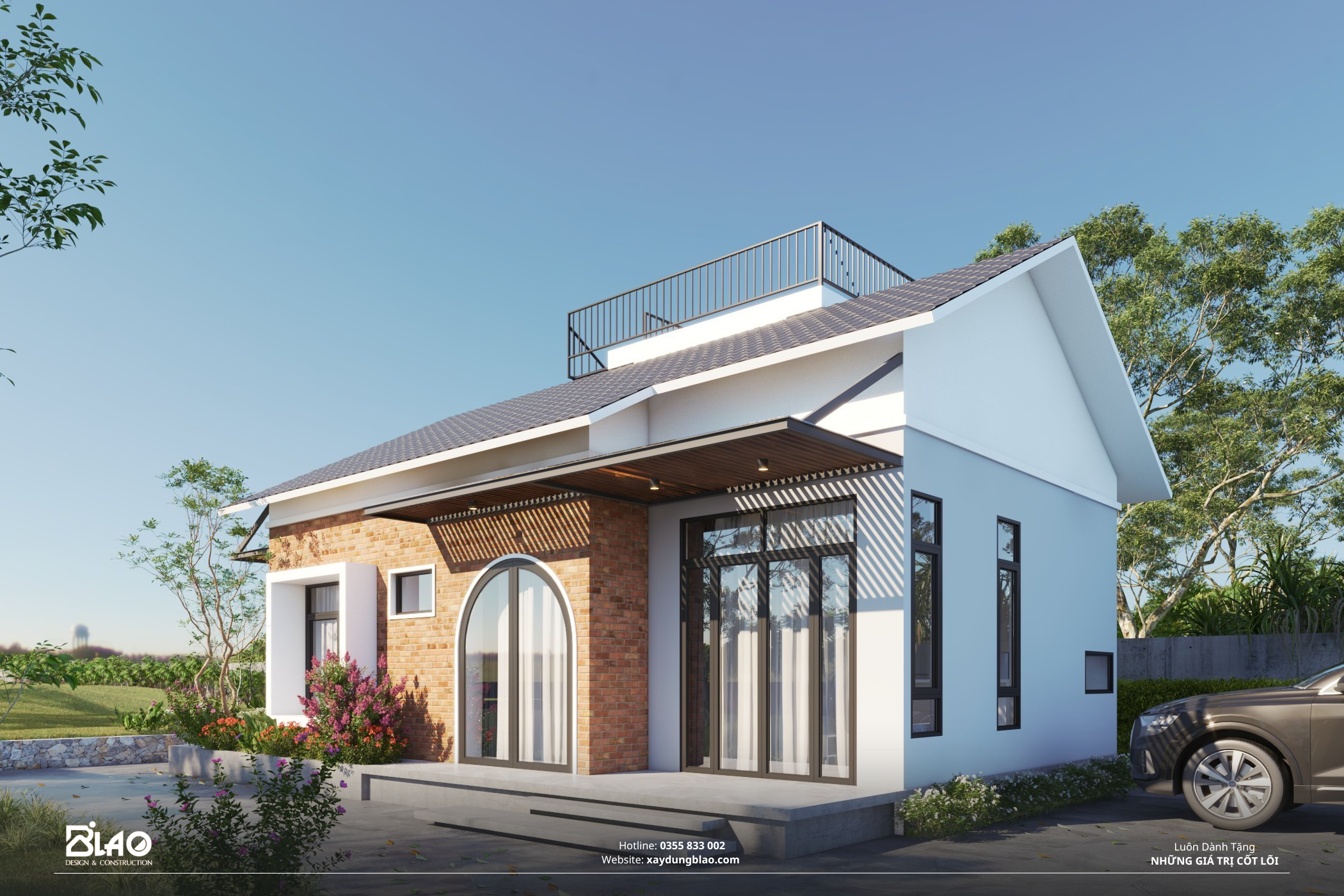 công trình nhà vườn diện tích 75m2 tại Lâm Hà tỉnh Lâm Đồng