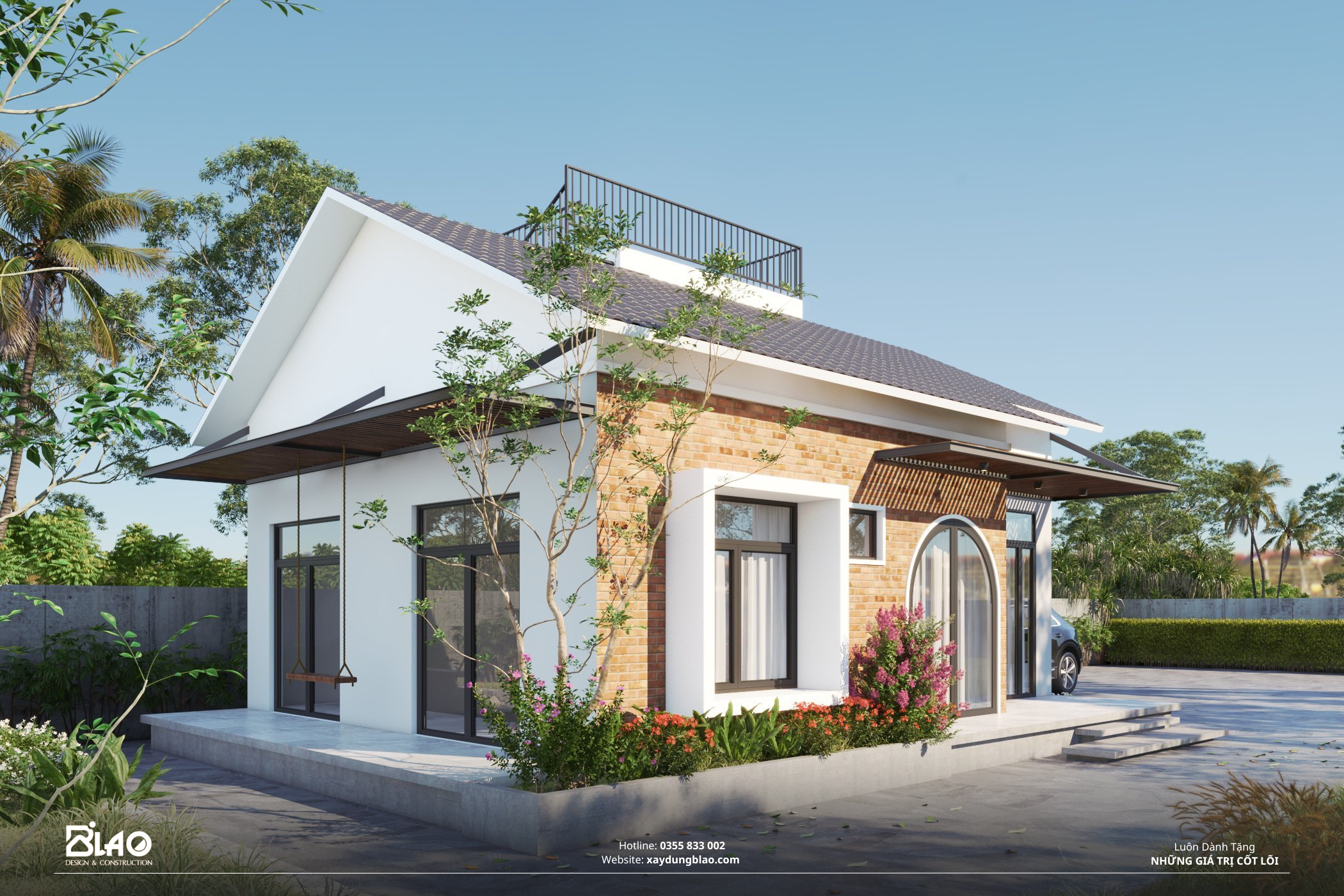 công trình nhà vườn diện tích 75m2 tại Lâm Hà tỉnh Lâm Đồng