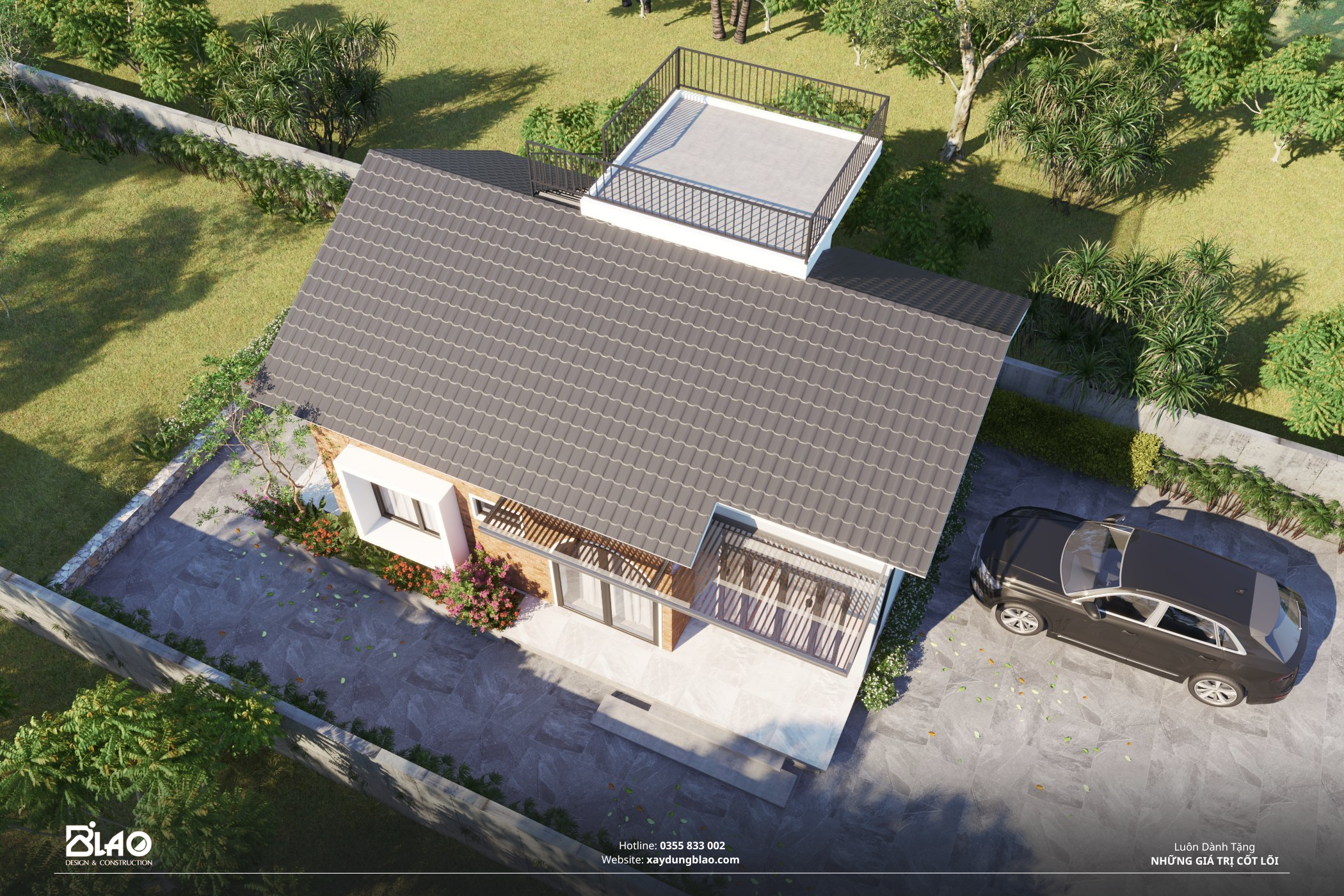 công trình nhà vườn diện tích 75m2 tại Lâm Hà tỉnh Lâm Đồng