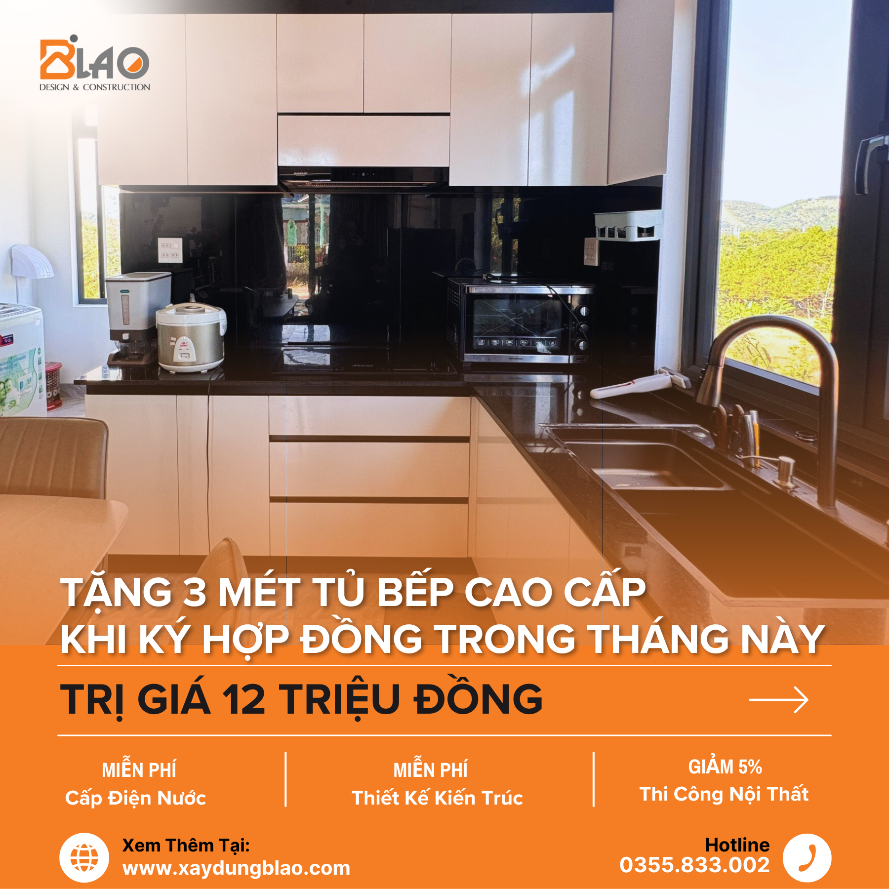 Ưu đãi xây nhà đặc biệt tháng 3 này từ Xây Dựng B'LAO