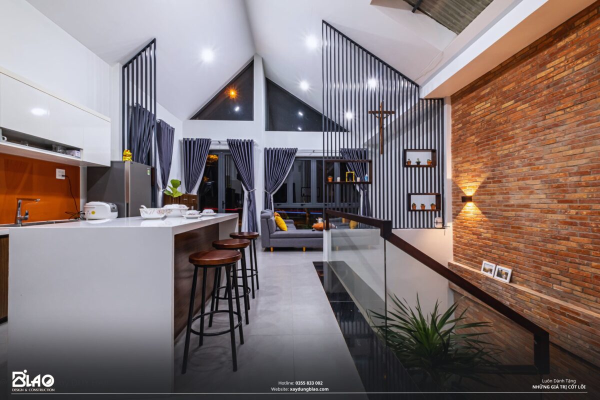 Căn nhà phố hiện đại tại Bảo Lộc được thiết kế theo phong cách hiện đại, mang đậm dấu ấn cá nhân của gia chủ.