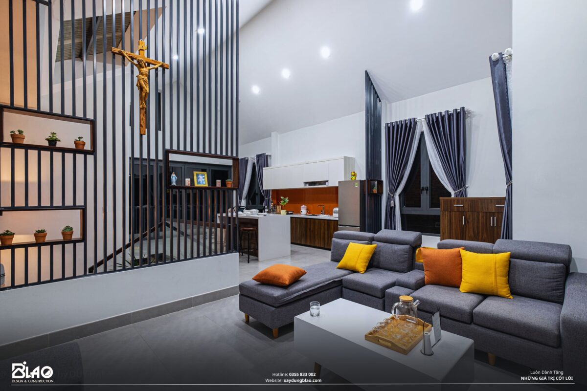 Căn nhà phố hiện đại tại Bảo Lộc được thiết kế theo phong cách hiện đại, mang đậm dấu ấn cá nhân của gia chủ.