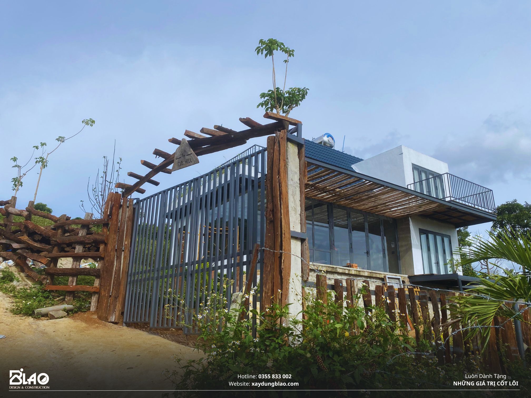 hoàn thiện nhà vườn nghỉ dưỡng 120m2 tại Bảo Lộc
