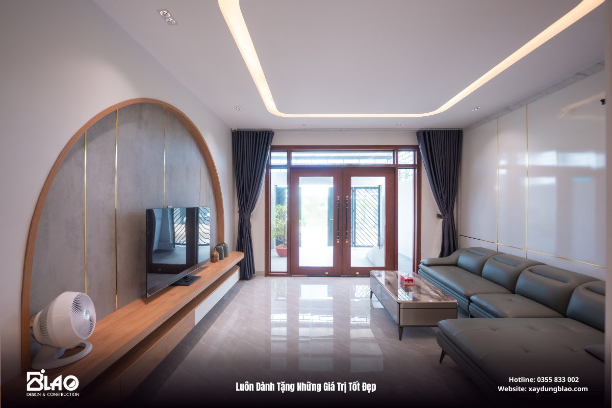 Và giờ đây, ngôi nhà phố 1 trệt 1 lầu hiện đại tại TP. Bảo Lộc đã hoàn thiện, đáp ứng trọn vẹn ước mơ ấy.