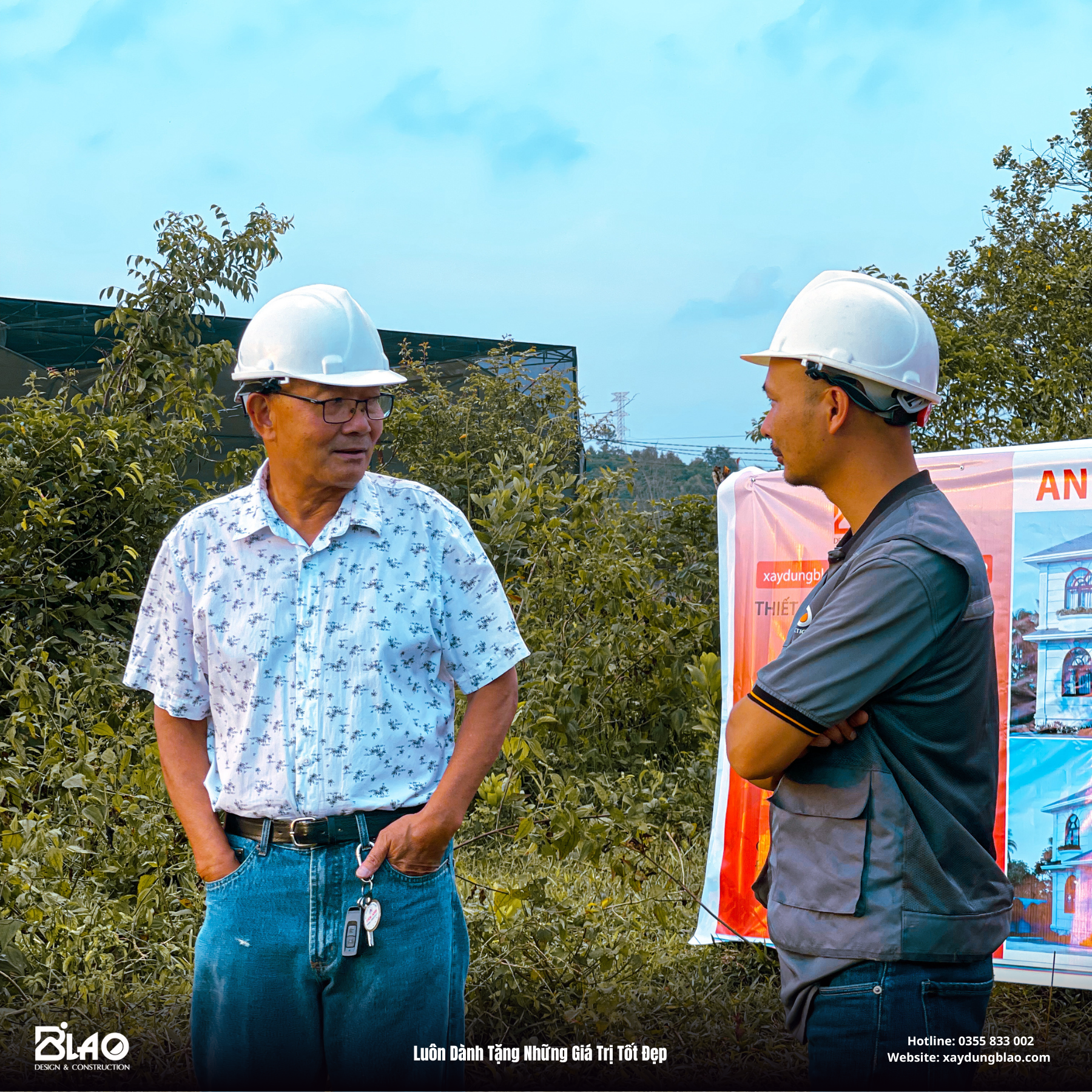 B’LAO hân hoan khởi công công trình nhà vườn nghỉ dưỡng của chú Ân – một người con xa xứ đã sống nhiều năm tại Pháp