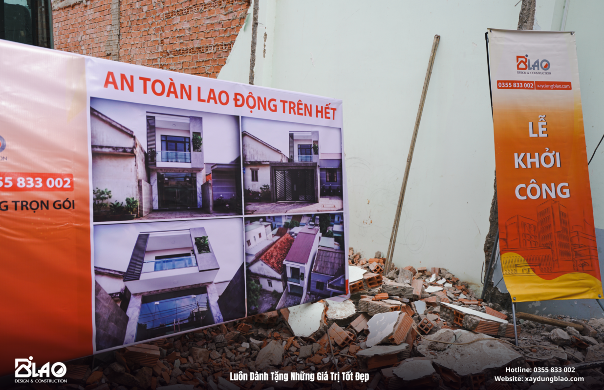 Buổi lễ khởi công nhà phố hiện đại 200m2 tại Bảo Lộc diễn ra trong không khí trang trọng và ấm cúng