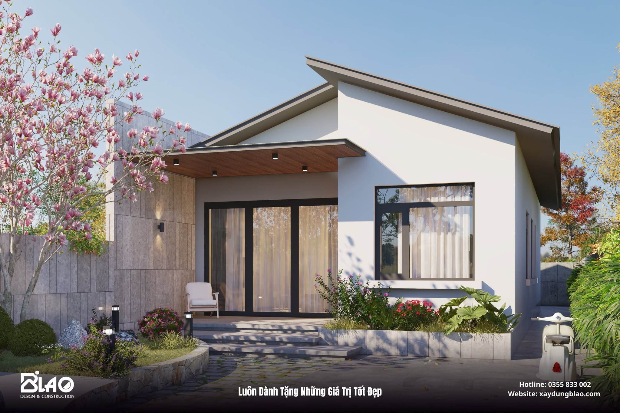 Bố cục công năng của ngôi nhà vườn được tính toán kỹ để sống thoải mái mỗi ngày cho các thành viên
