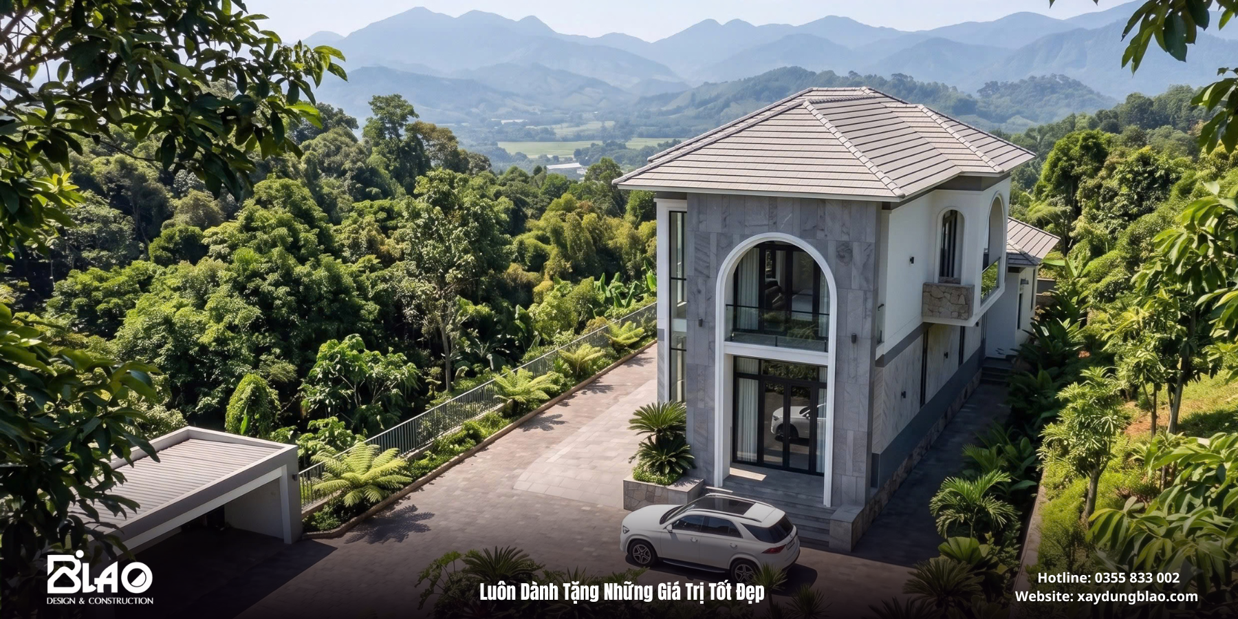 Điều đáng giá nhất của một biệt thự vườn có lẽ không nằm ở diện tích hay quy mô. Mà nằm ở cách công trình được đặt giữa thiên nhiên.